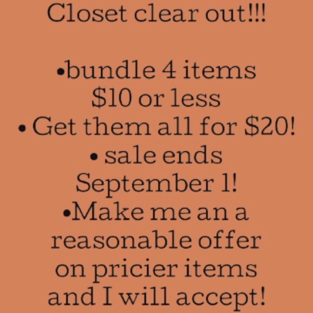 Let’s get my poshmark closet cleaned out!